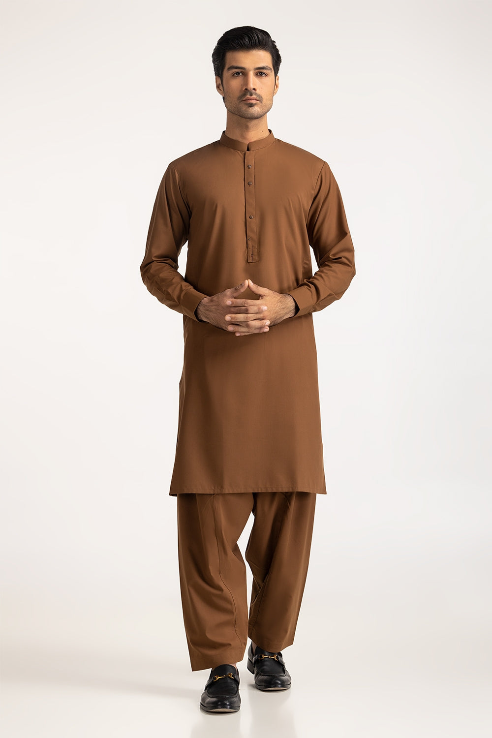 Brown Basic Suit SK-S24-042