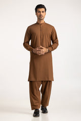 Brown Basic Suit SK-S24-042