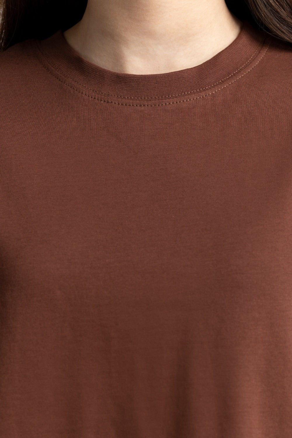 Brown Basic Top WM-KTP-SS24-058