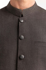 Brown Basic Waistcoat WC-PD24-007