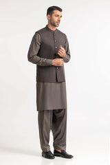 Brown Basic Waistcoat WC-PD24-007