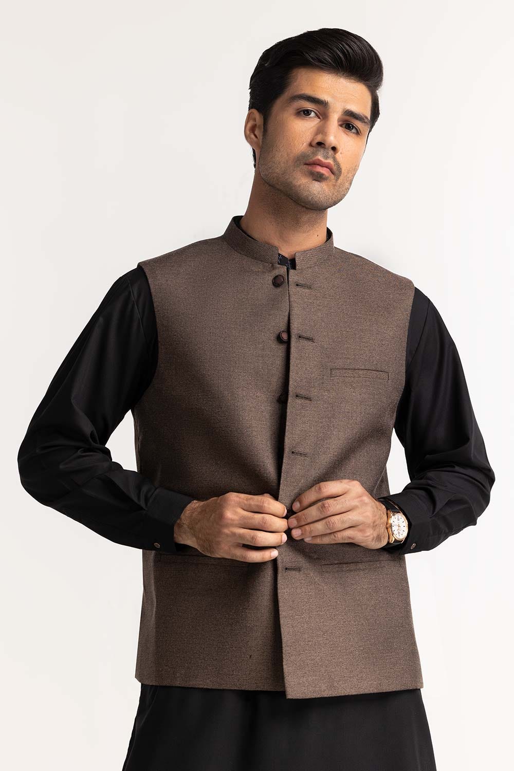 Brown Basic Waistcoat
