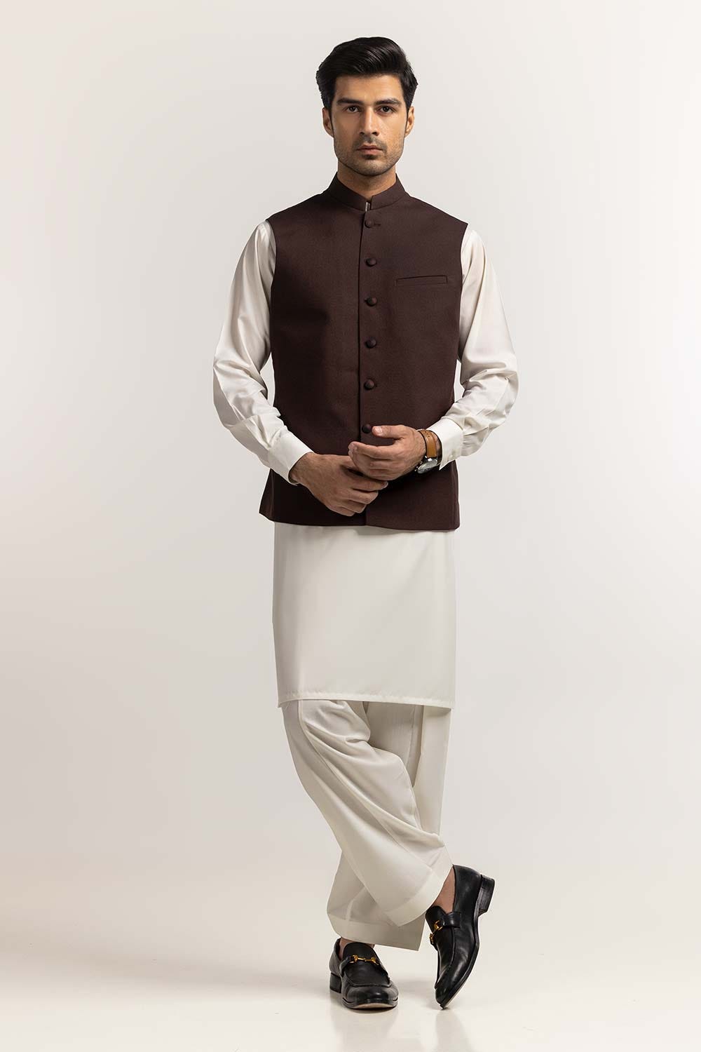 Brown Basic Waistcoat WC-PD24-020