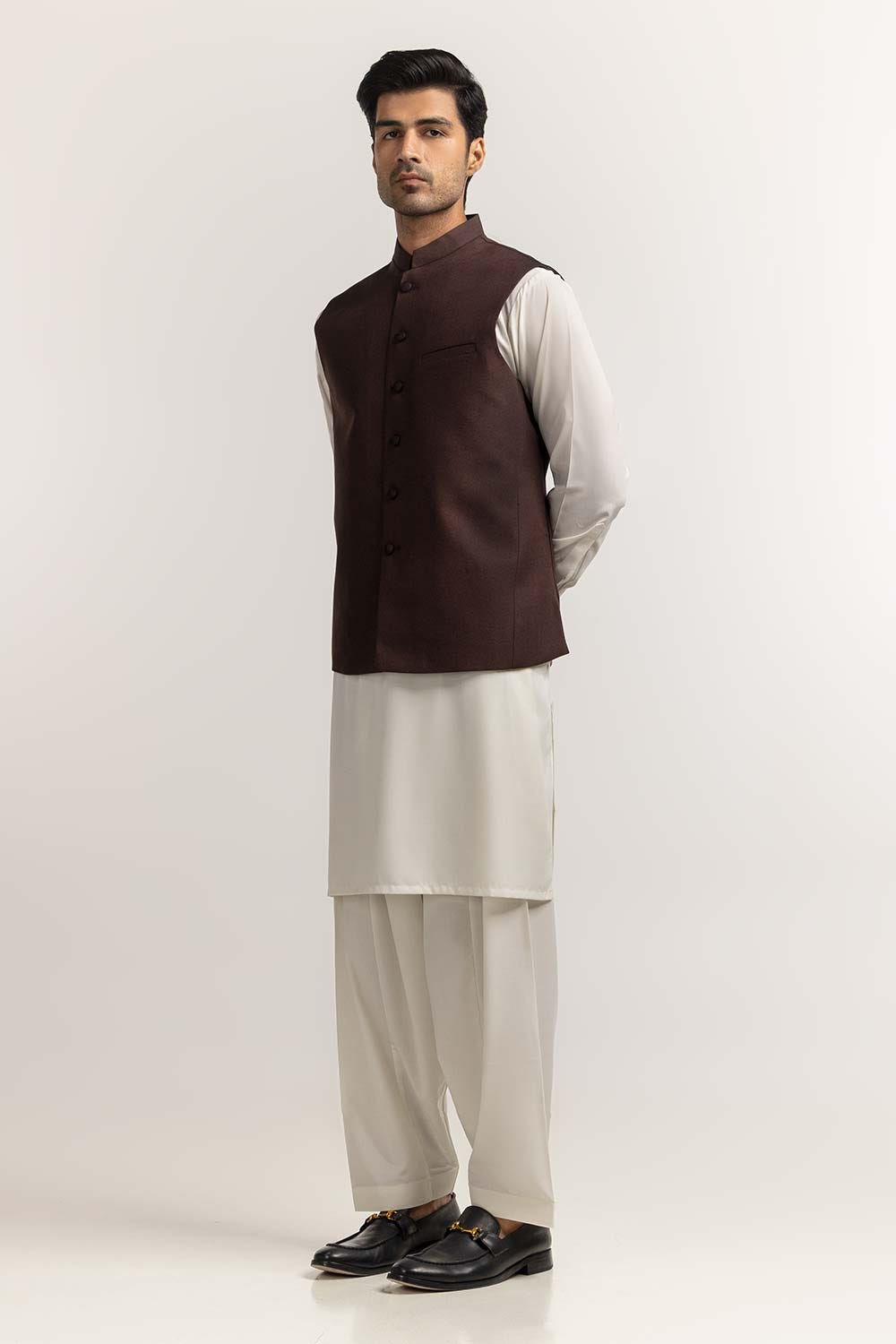 Brown Basic Waistcoat WC-PD24-020
