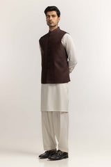 Brown Basic Waistcoat WC-PD24-020