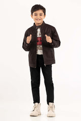 Junior Boy Brown Jacket 224-310-038