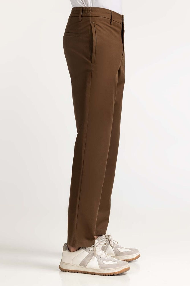 Brown Khaki Pant MNTRKHWS23002D