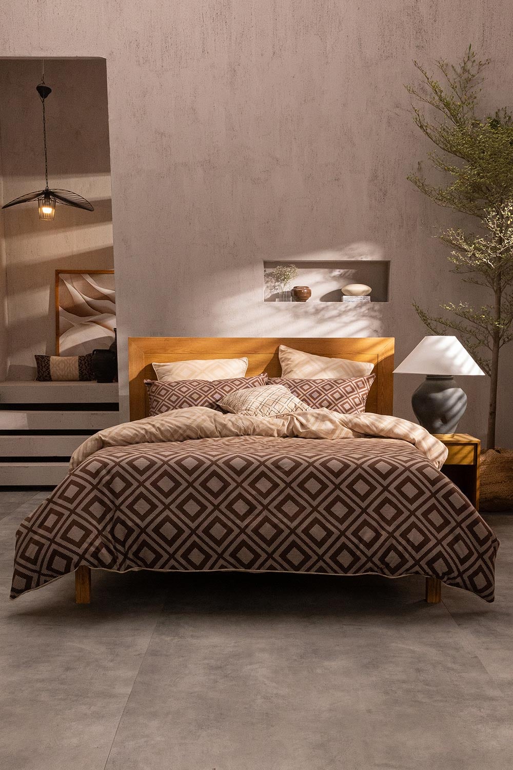 Brown Ombre T-150 Quilt Cover Set