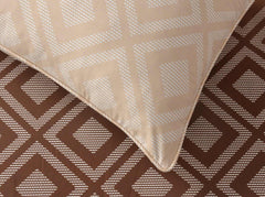 Brown Ombre T-150 Quilt Cover Set