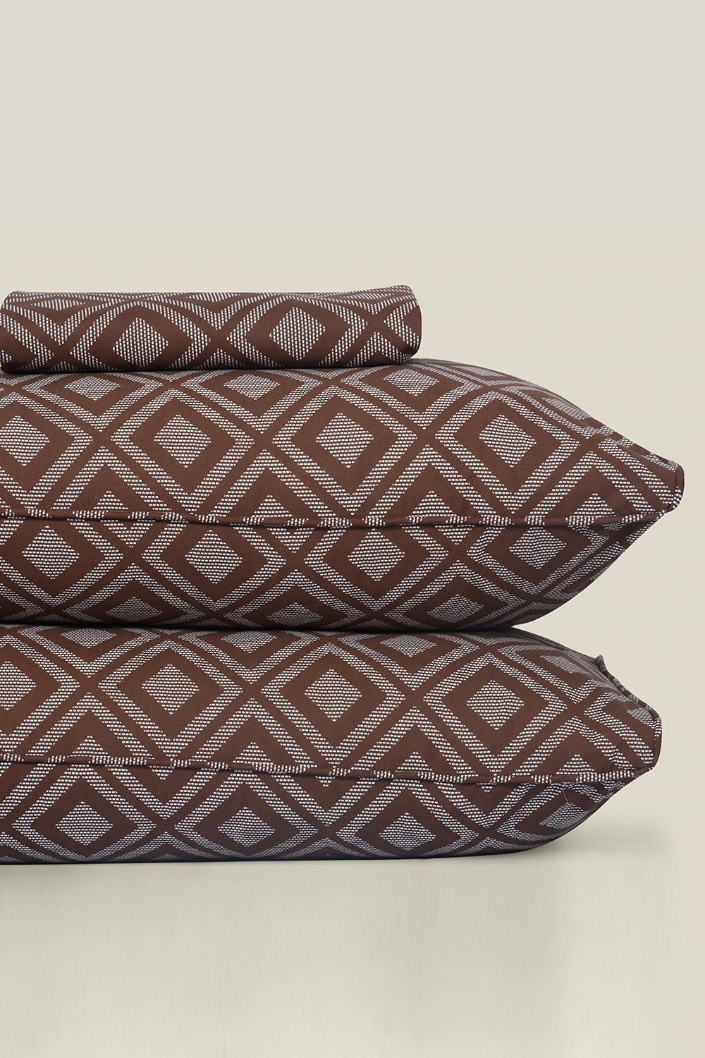 Brown Ombre T-150 Bed Sheet Set