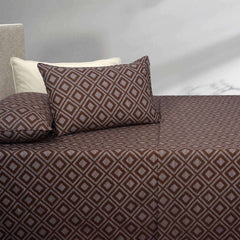 Brown Ombre T-150 Bed Sheet Set