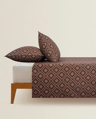 Brown Ombre T-150 Bed Sheet Set