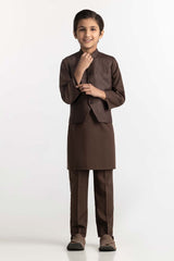 Brown Styling Waist Coat KWC-PD24-001