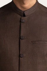 Brown Styling Waist Coat WC-PD24-001