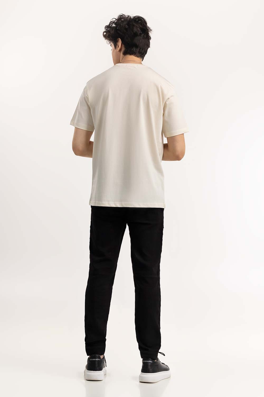 Brush Stroke Printed T-Shirt 224-113-012