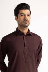 Burgundy Basic Suit SK-P24-027
