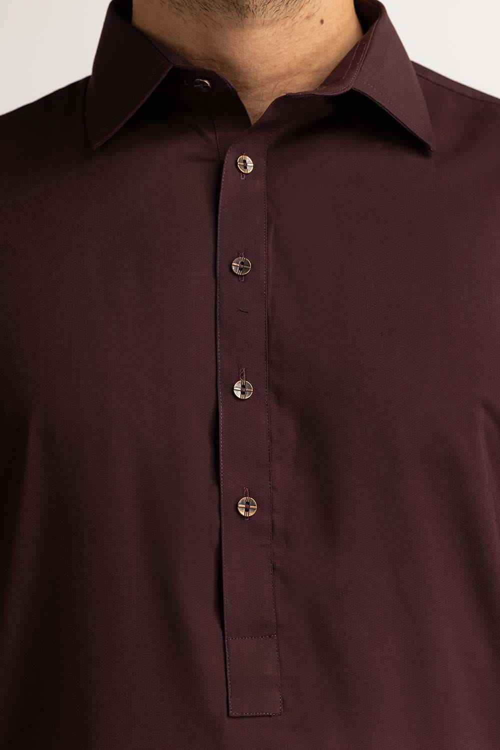 Burgundy Basic Suit SK-P24-027