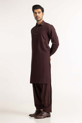 Burgundy Basic Suit SK-P24-027