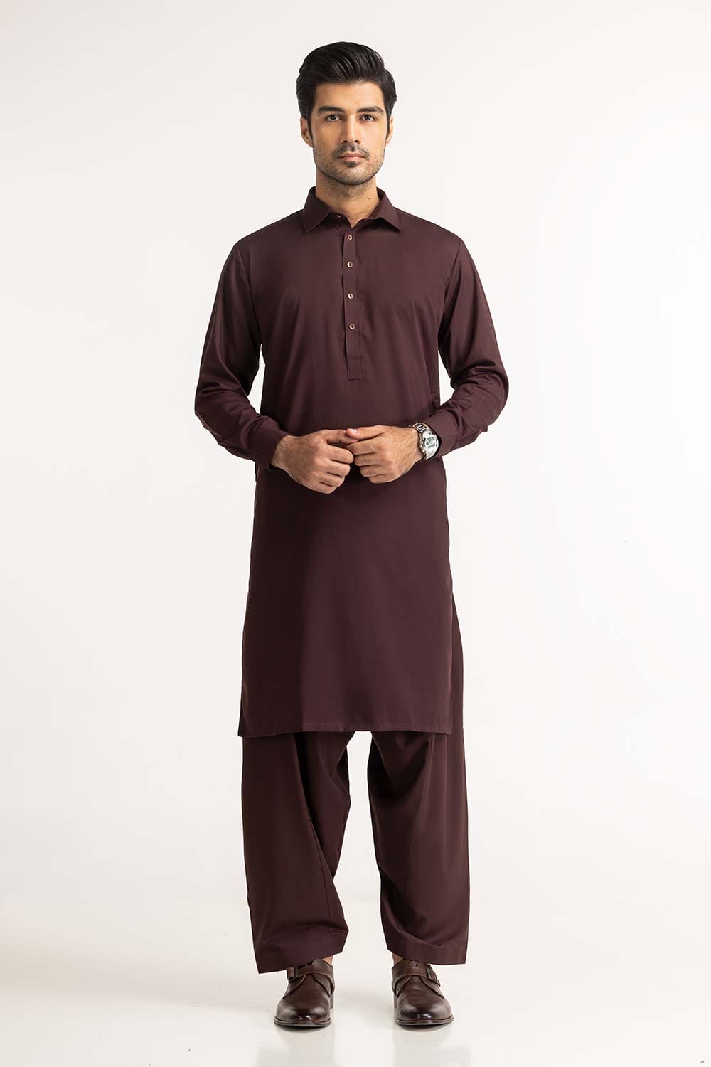 Burgundy Basic Suit SK-P24-027