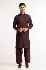Burgundy Basic Suit SK-P24-027