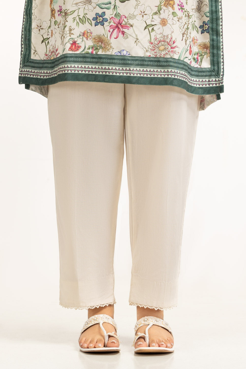 Cambric Embellished Trouser IPT-44486