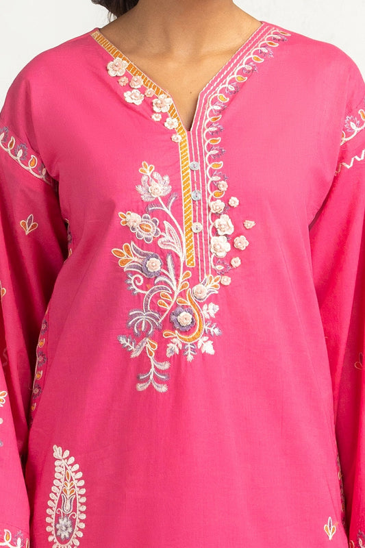 Cambric Embroidered Co-Ord Set IPST-44607