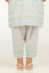 Cambric Embroidered Co-Ord Set IPST-44609