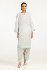 Cambric Embroidered Co-Ord Set IPST-44609