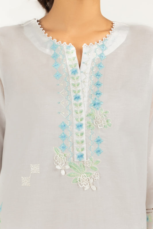 Cambric Embroidered Co-Ord Set IPST-44609