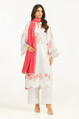 Cambric Embroidered Shirt And Dupatta IPSD-44383