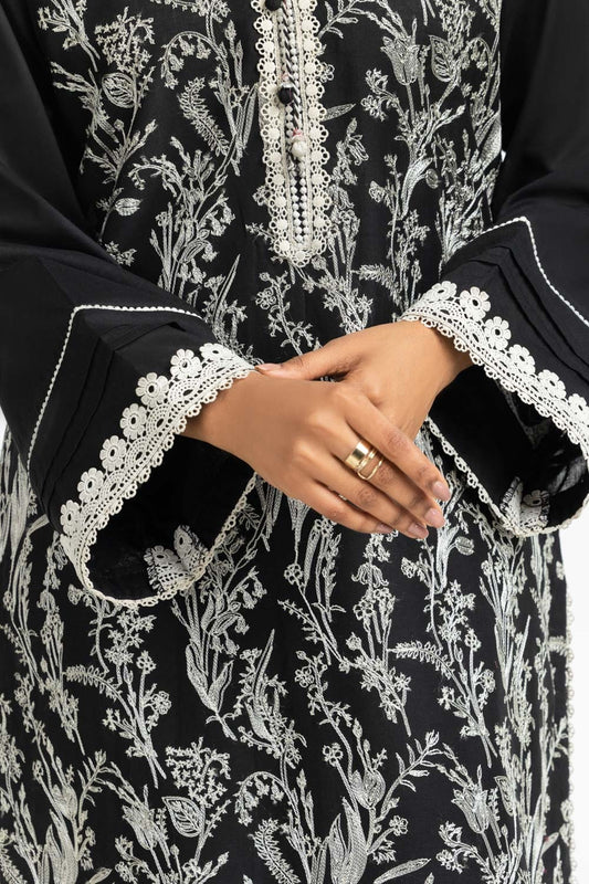 Cambric Embroidered Shirt And Dupatta IPSD-44481