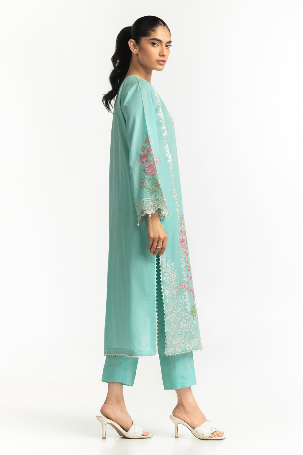 Cambric Embroidered Shirt And Trouser IPST-44316