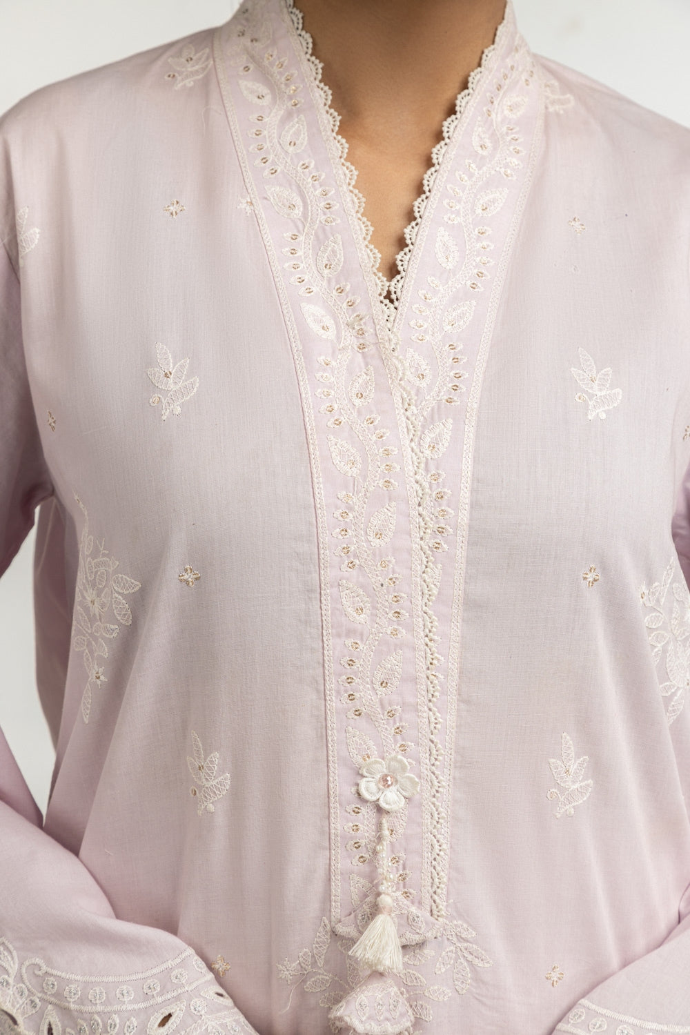 Cambric Embroidered Shirt And Trouser IPST-44352