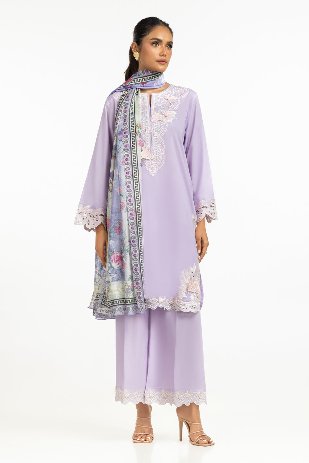 Cambric Embroidered Shirt And Trouser IPST-44587