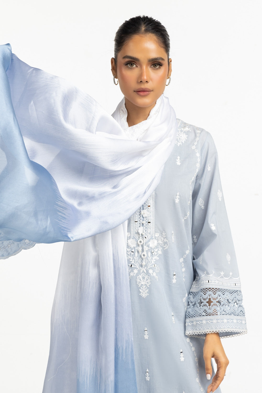 Cambric Embroidered Shirt And Trouser IPST-44588