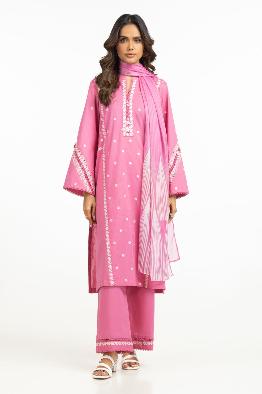 Cambric Embroidered Shirt And Trouser IPST-44598
