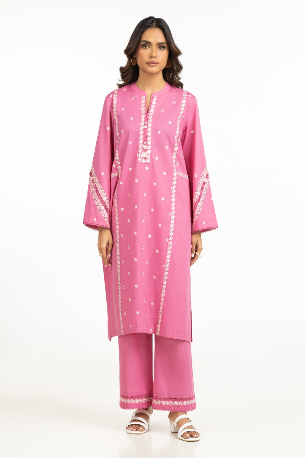Cambric Embroidered Shirt And Trouser IPST-44598