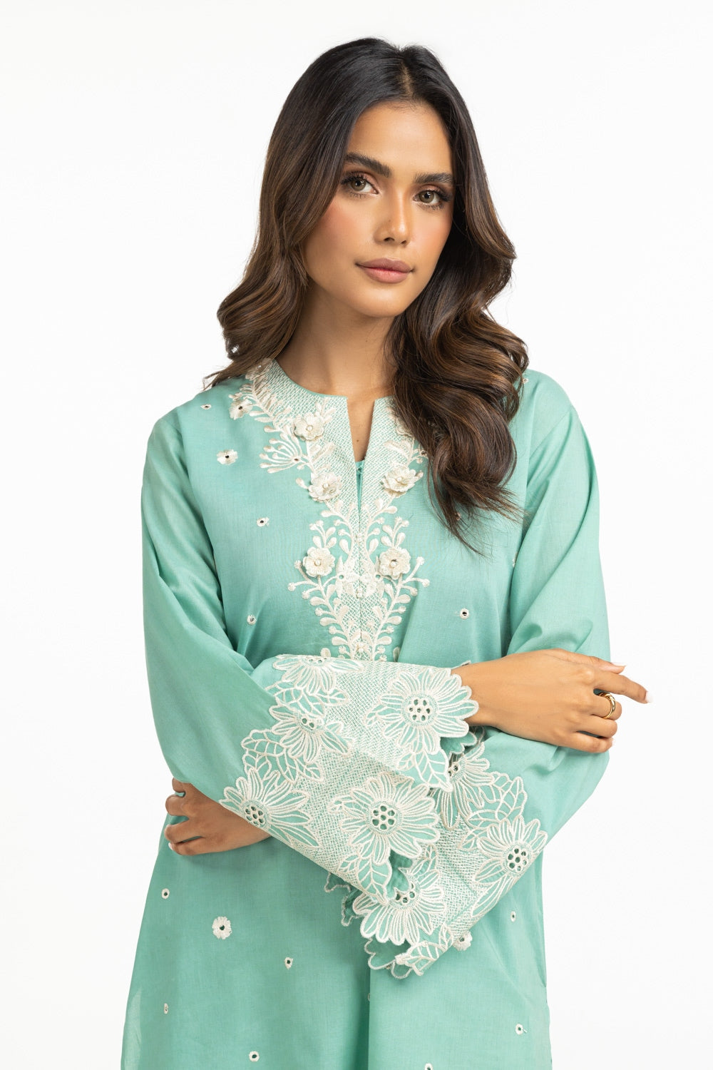 Cambric Embroidered Shirt And Trouser IPST-44599