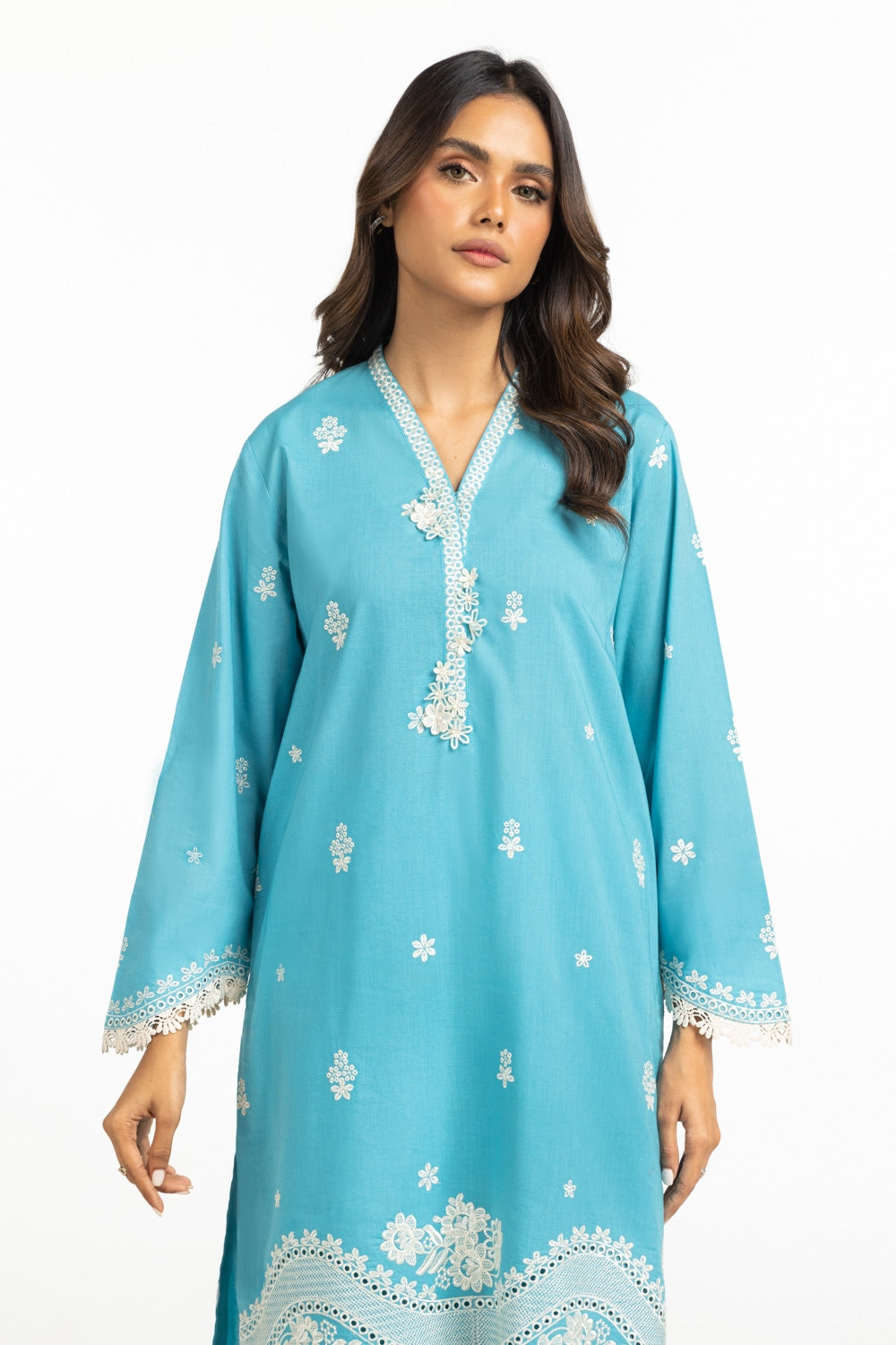 Cambric Embroidered Shirt And Trouser IPST-44601