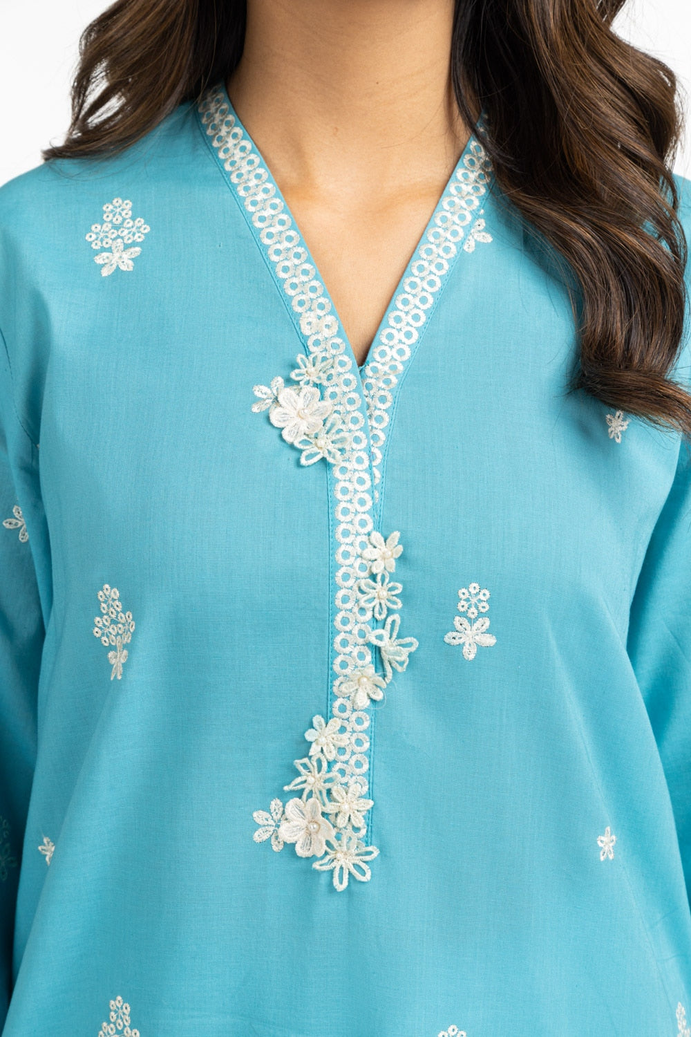 Cambric Embroidered Shirt And Trouser IPST-44601