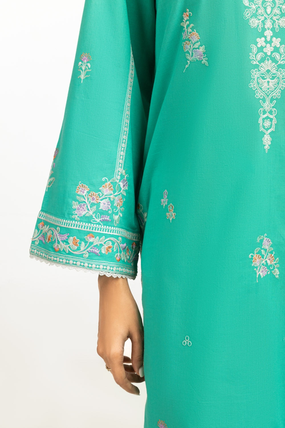 Cambric Embroidered Shirt And Trouser IPST-44603