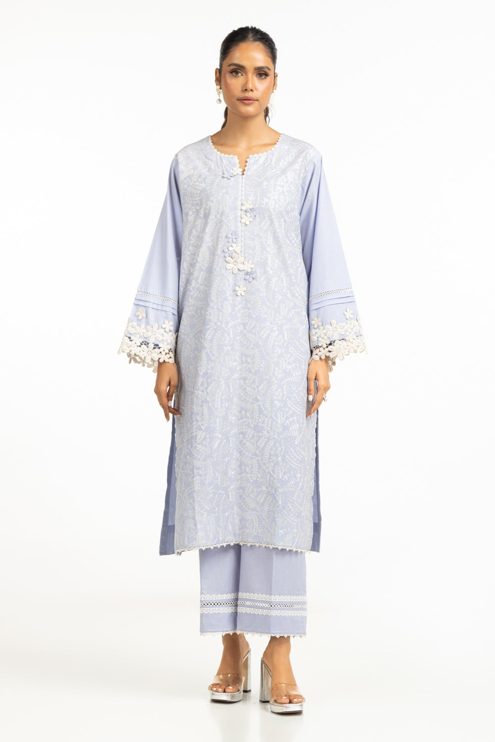 Cambric Embroidered Shirt Trouser IPST-44495