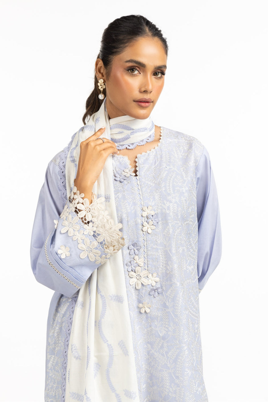 Cambric Embroidered Shirt Trouser