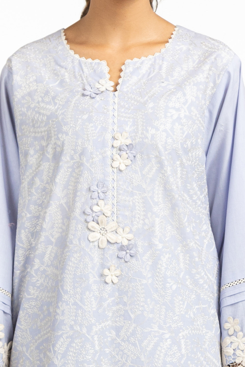 Cambric Embroidered Shirt Trouser IPST-44495