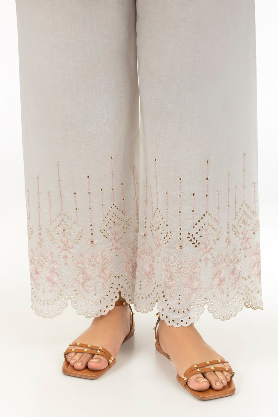 Cambric Embroidered Trouser  IPT-44431