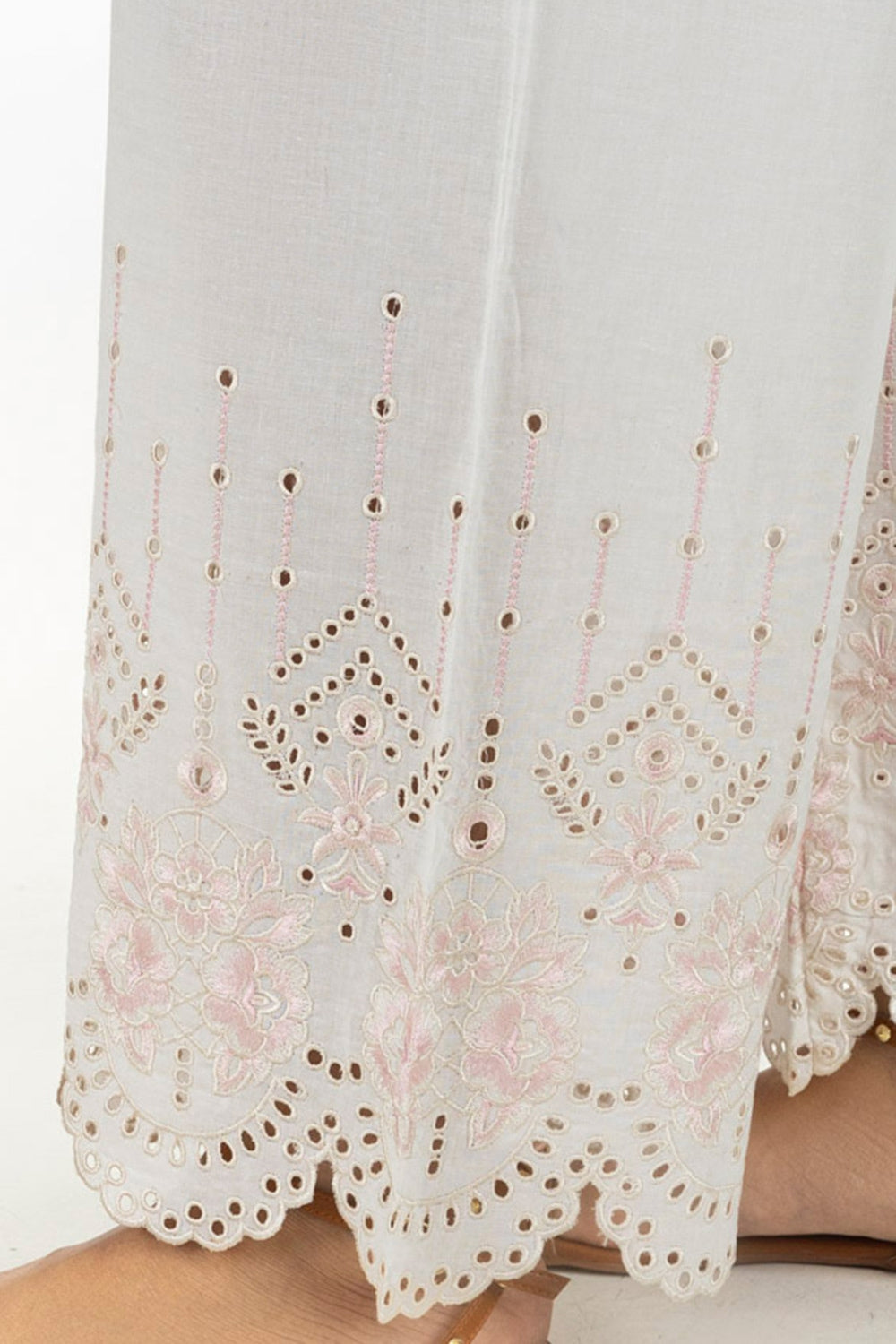Cambric Embroidered Trouser  IPT-44431