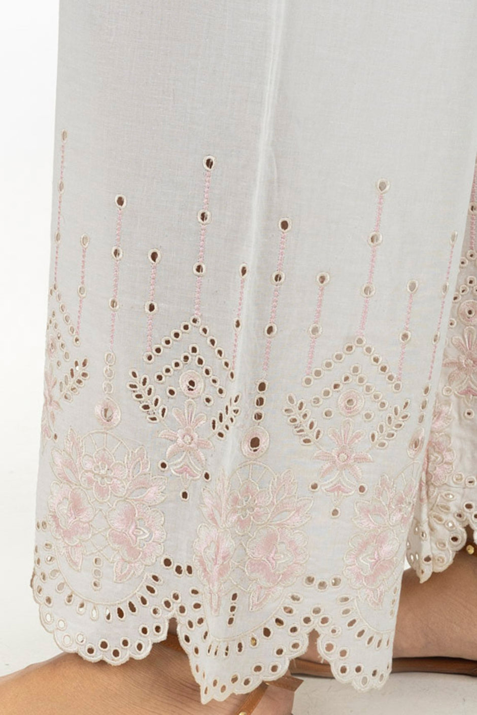 Cambric Embroidered Trouser