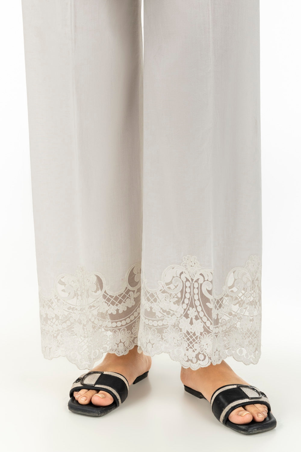 Cambric Embroidered Trouser IPT-44438