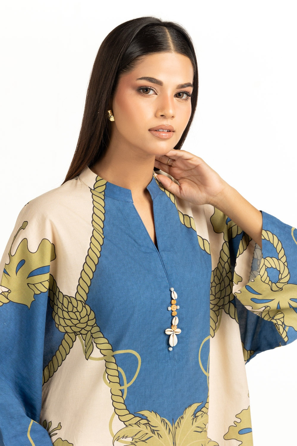Cambric Printed Co-Ord Set IPST-44801