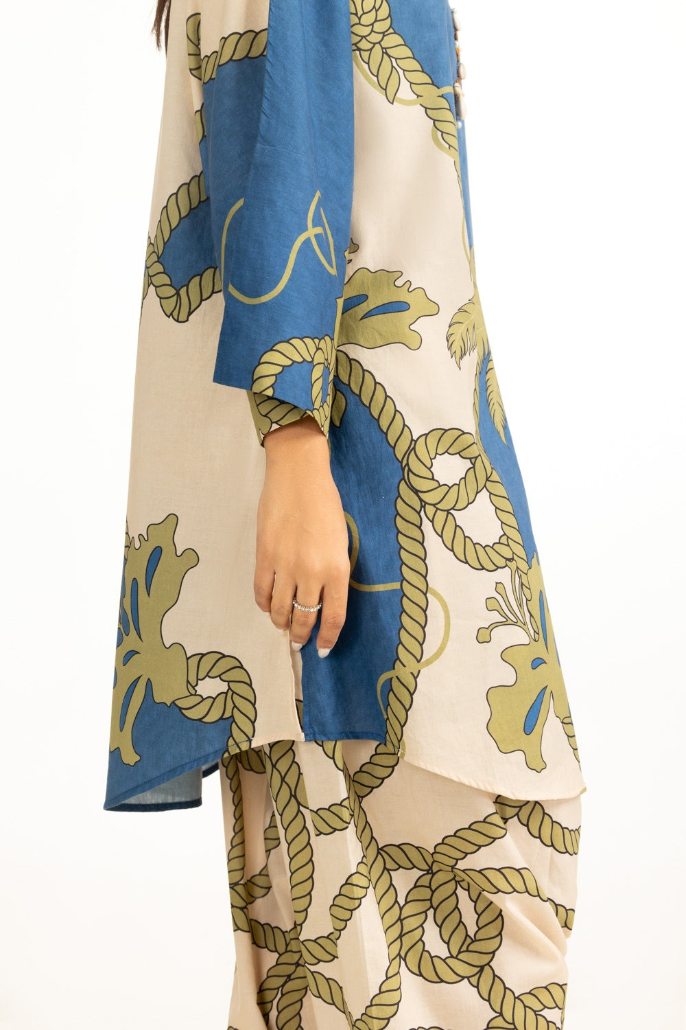 Cambric Printed Co-Ord Set IPST-44801